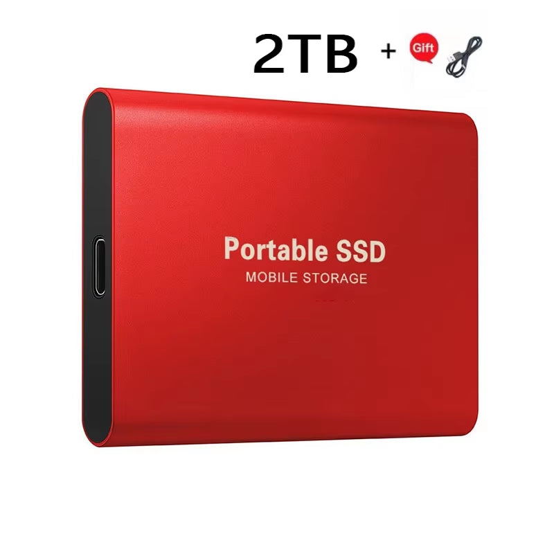 2024 New High-Speed External Hard Drive 500GB 2TB 4TB 8TB USB3.1 SSD 2.5 Inch Portable SSD 16TB Hard Disk for Laptop PS4