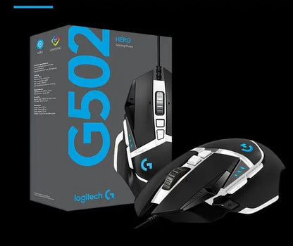 G502 HERO RGB Professional Gaming Mouse 25600DPI Programming Mouse Adjustable Light Synchronizatio for Mouse Gamer