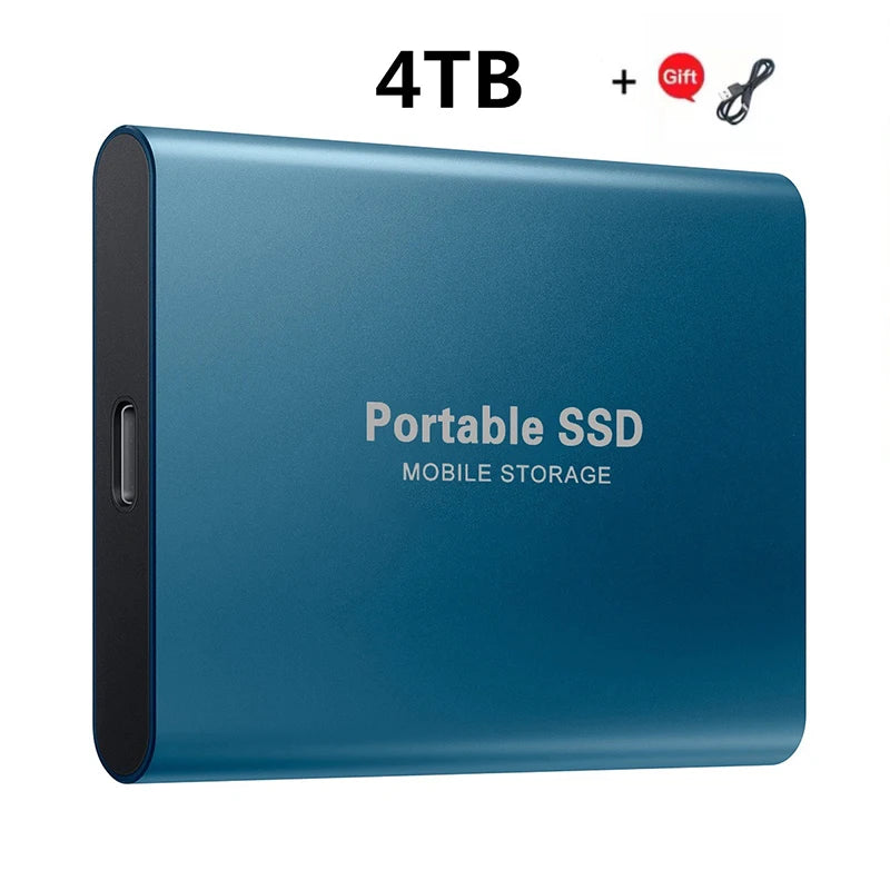 2024 New High-Speed External Hard Drive 500GB 2TB 4TB 8TB USB3.1 SSD 2.5 Inch Portable SSD 16TB Hard Disk for Laptop PS4