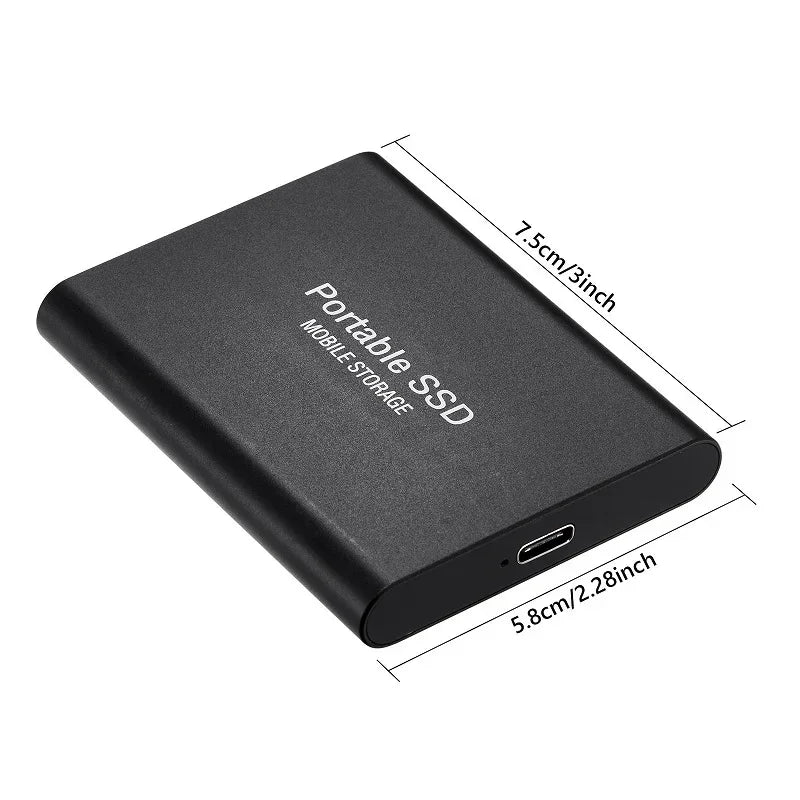 2024 New High-Speed External Hard Drive 500GB 2TB 4TB 8TB USB3.1 SSD 2.5 Inch Portable SSD 16TB Hard Disk for Laptop PS4