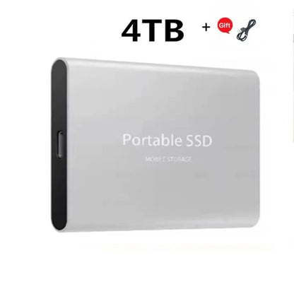 2024 New High-Speed External Hard Drive 500GB 2TB 4TB 8TB USB3.1 SSD 2.5 Inch Portable SSD 16TB Hard Disk for Laptop PS4