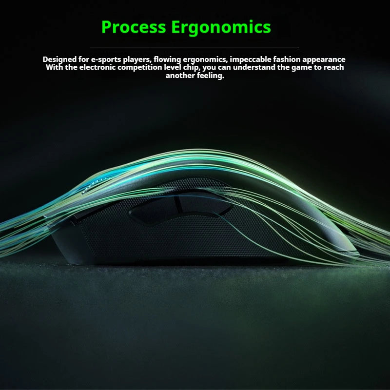 2024 New Original Razer Purgatory Viper Wired Illuminated Mouse Mute Suitable for Esportsoffice Professional Players