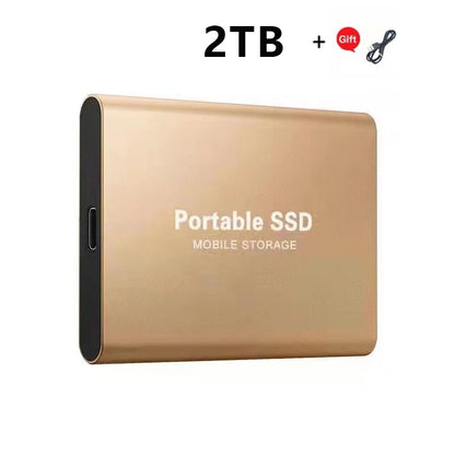 2024 New High-Speed External Hard Drive 500GB 2TB 4TB 8TB USB3.1 SSD 2.5 Inch Portable SSD 16TB Hard Disk for Laptop PS4